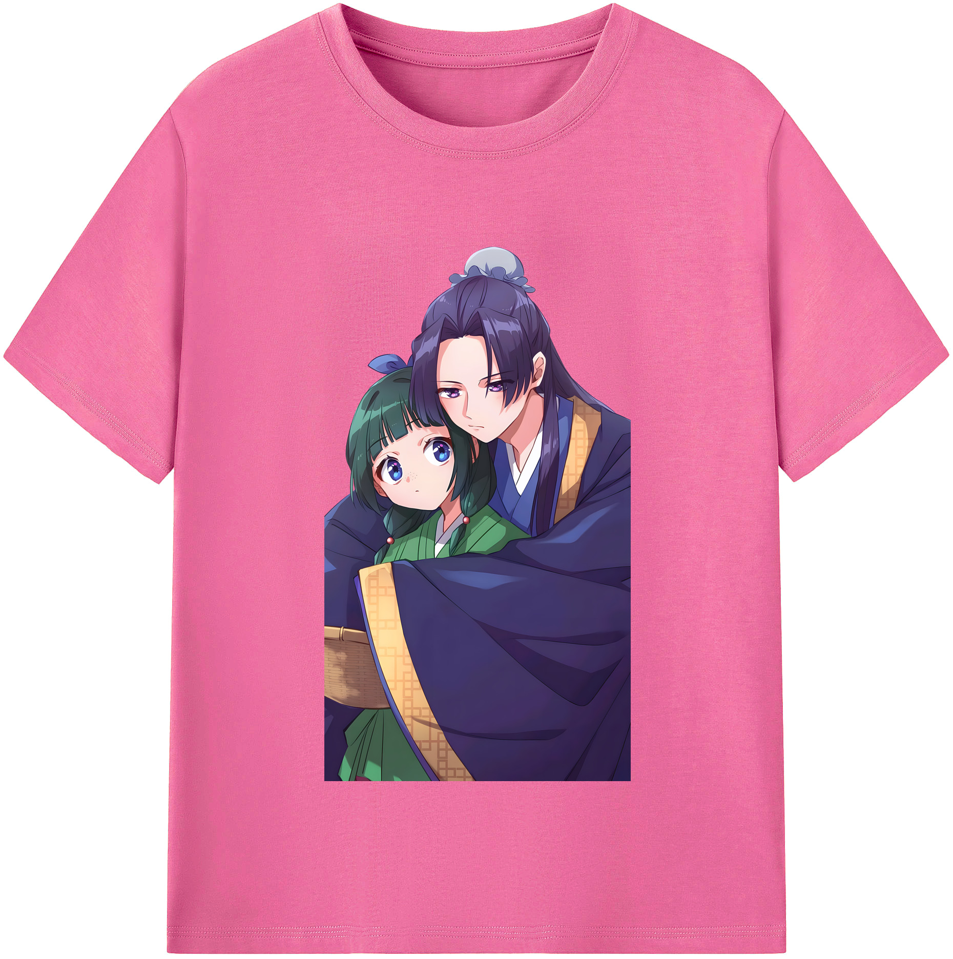 （画像用） 薬屋のひとりごと The Apothecary Diaries レディースカジュアルプリントTシャツ（綿100％）